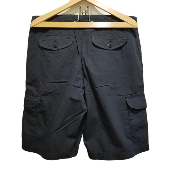 Marks & Spencer Men's Cargo Blue Shorts - Picture 2 of 4